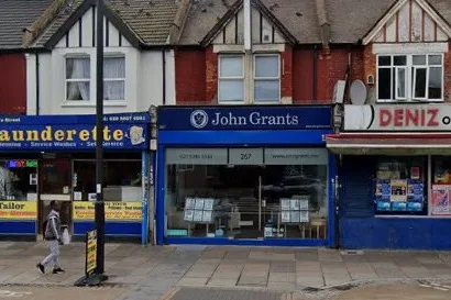 The John Grants shopfront on Fore Street, Edmonton